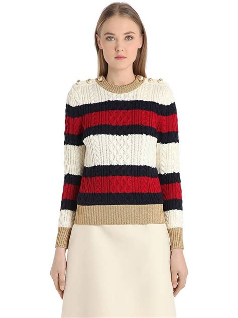 gucci maglia classica|Top a maglia da donna di Gucci .